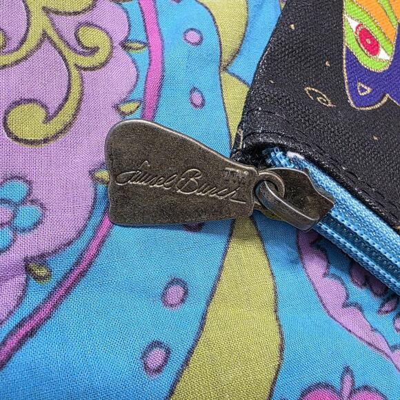 Laurel Burch Rainbow Cats Cosmetic Bag NWT 6x9 Zipper Pouch - Picture 3 of 5